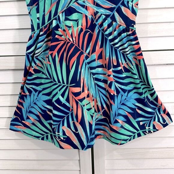 Maxine Of Hollywood Swimdress Size 16 Empire Waist - Picture 5 of 12